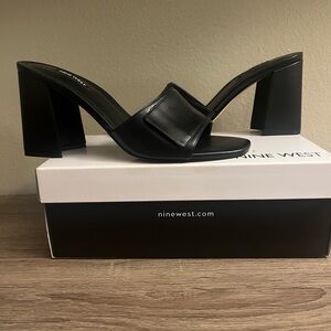 Nine West Black Women's Heeled Sandals